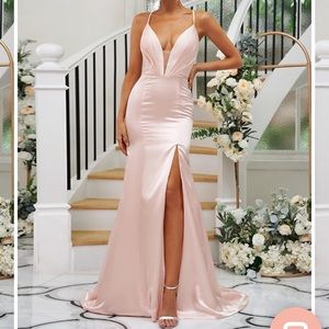 Ivory spaghetti strap Dress